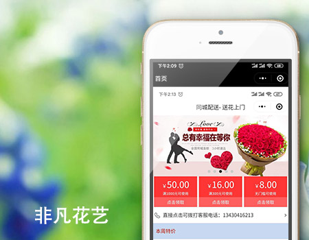 客户案例-非凡花艺